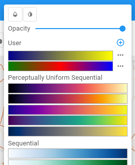 Color Map Menu