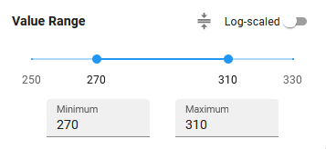 Color Map Value Range